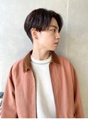 前下がりクールセンターパート ツーブロ刈り上げ