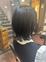 グランアージュ 池袋東口店(grandage) レイヤーボブ レイヤーカット くびれヘア ダークブラウン