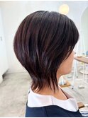 シャギーウルフダークブラウン◎シャギーカット◎20代～50代