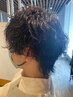 natsumi限定《20～40代メンズ》カット+パーマ+ヘッドスパ　￥17050→￥15400