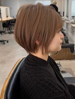 トト 船橋店(toto.)&nbsp;前髪顔周りカットピンクベージュアンブレラカラーイメチェン船橋