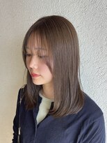 ヘアーリゾート ビッグアップ(hair resort Big up)&nbsp;ブリーチなし透明感ミルクティーカラー