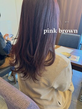 ルシェル 各務原店(le ciel) 春ヘアーピンクブラウンカラー