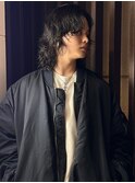 レイヤーカット/メンズロング/メンズパーマ/スパイラルパーマ
