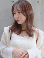 セシルヘアー 博多駅前店(Cecil hair)&nbsp;ヘーゼル/ボルドーブラウン/ミディアムレイヤー/髪質改善