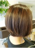 ナチュラルボブ　スタイリスト西田