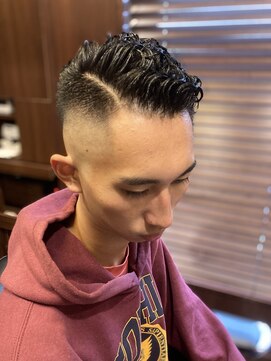 ヒロギンザ 上野店(HIRO GINZA) 震災スキンフェード×パーマ