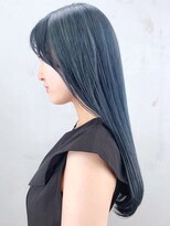 アイティー バイ アルバム 中野店(IT by ALBUM) ディープブルー_オリーブカラーハイライトカラー_ba303632