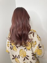 ナンバー(number+)&nbsp;大人可愛いレイヤーカットピンクブリーチなし伸ばしかけ