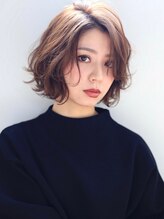 ノア(NOA) 【NOA】小顔ナチュラルボブヘア20代30代40代/外ハネ/丸みカール