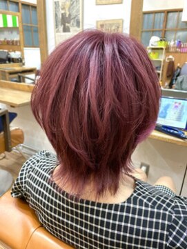 ヘアスタジオ ロメオ(hair studio Romeo) 高発色ピンクカラー☆