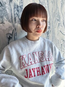 ブローチ 表参道(broocH) ミニボブ/透明感カラー