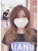 ヌーディーカラーと韓国風くびれレイヤーで最高のモテ髪を