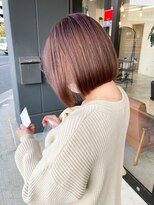 ユニカ(UNIKA)&nbsp;切りっぱなしボブ×ショコラブラウン