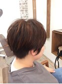 立体的小顔ショート