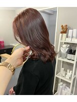 カミエ(kamie)&nbsp;＊ラベンダーピンク 透明感 セミロング 三宮 神戸