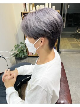 ナット(Nat) メンズマッシュ×グレージュ