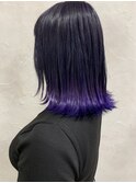 裾カラーディープバイオレット