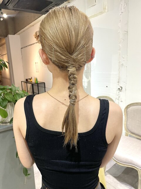 タイトヘアアレンジ