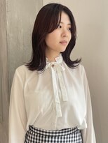 ヨーク(YOKE)&nbsp;【 YOKE 】ボルドーくびれヘア顔まわり小顔韓国