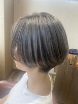 ヘアー キューブ フィール 都町店(hair cube feel)&nbsp;ショートバレーヤージュ