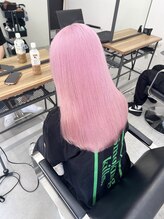 アイセ(I.se Eir TOKYO) ホワイトピンク/ブリーチカラー/ダブルカラー/髪質改善/ブロンド