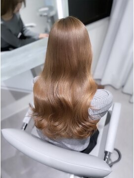 ユニック ウメダ(unique UMEDA) ミルクティーベージュ×髪質改善トリートメント×20代