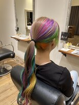 ヘアーパークスクープ(Hair Park SCOOP)&nbsp;虹色カラー