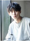 メンズパーマ/ツイストスパイラル/韓国マッシュ/桜新町