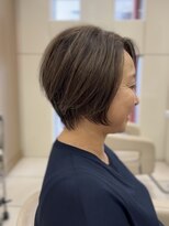 ミングル(MINGLE)&nbsp;ヘルシースタイル大人ショート30代40代50代ブルーグレージュ