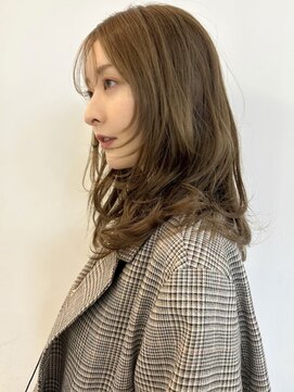 メゾンアクア 表参道(Maison ACQUA) ☆ブリーチなしダブルカラー オリーブ オリーブベージュ