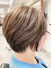 【お洒落なデザイン】カット+脱白髪染ハイライト＋バイカルテ毛髪補修￥18700