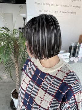 キング 高槻(K!ng) 縮毛矯正髪質改善ハイライトレイヤーカット高槻美容室エクステ