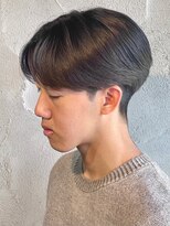 ニアウ 高崎店(Niau)&nbsp;メンズセンターパートニュアンスパーマ群馬高崎眉毛韓国