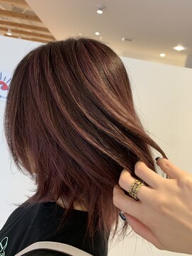 アズールサン 草加西口店(azule-sun) イルミナカラー,コーラルピンク,ツヤカラー【草加】