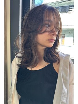 トルネード(TORNADO) 外国人風バタフライレイヤーカーテンバング n2.23