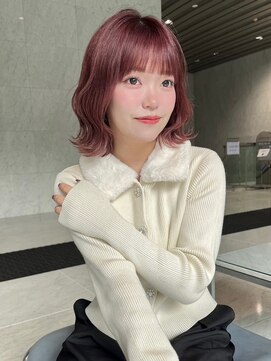 ユーフォリア 新宿通り(Euphoria) 韓国風ミディフェイスレイヤーベージュショコラカラー