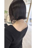 ぱつっとボブ
