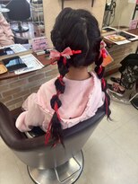 セットアップ 倉敷美和店(SET-UP) 編みおろし/三つ編み/編み込み/ヘアセット/発表会/結婚式/可愛い