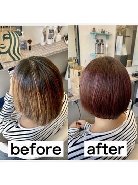 ヘアーアンドプレゼンツ ルコール 津田沼(hair&presents luCall) 白髪染め/髪質改善/ツヤ髪/カウンセリング/縮毛矯正【津田沼駅】