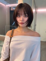 フィルムス 表参道(FILMS)&nbsp;くびれヘア/アプリコットオレンジ/髪質改善/縮毛矯正/表参道