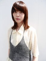 トレンチ(TRENCH)&nbsp;マッシュレイヤー　ブラウン　レイヤーカット