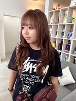 エルフ(elf)&nbsp;チョコレートブラウン  ロングウルフ ウルフカットモカブラウン