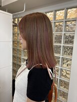 ペレ アネックス 大阪梅田茶屋町店(PELE ANNEX)&nbsp;ミディアムヘア/デザインカラー/フェイスフレーミング/梅田