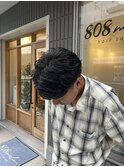 ナチュラル無造作ピンパーマ