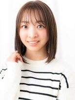 カバーヘア ブリス 戸田公園西口店(COVER HAIR bliss) 乾かすだけミストバング透明感カラーロブ//戸田公園20代30代40代