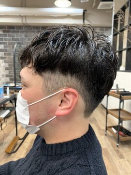 フラココ 神楽坂(hurakoko kagurazaka) 【担当:森口】ふんわりニュアンスパーマ2ブロックスタイル