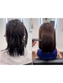 髪質改善、縮毛矯正ならお任せ！通うたびにツヤのある健康的な髪へと仕上がります☆【縮毛矯正/髪質改善】