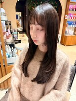 ヘアリゾート粋 ティガ 池袋店(tiga)&nbsp;ナチュラル/ロングレイヤー/透明感ライトブラウン