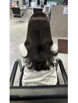 ラック(LUCK)&nbsp;イルミナカラー/髪質改善/船橋/くすみベージュ/細めハイライト